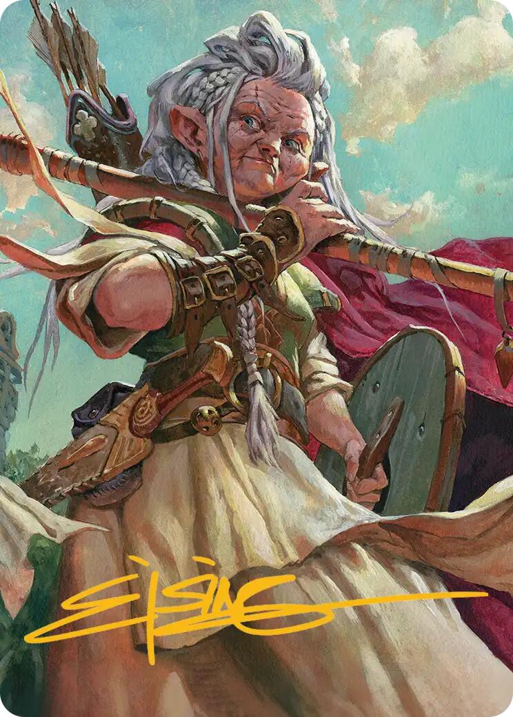 Brigid, Clachan's Heart Art Card (Gold-Stamped Signature) [Lorwyn Eclipsed Art Series] | Game Master's Emporium (The New GME)