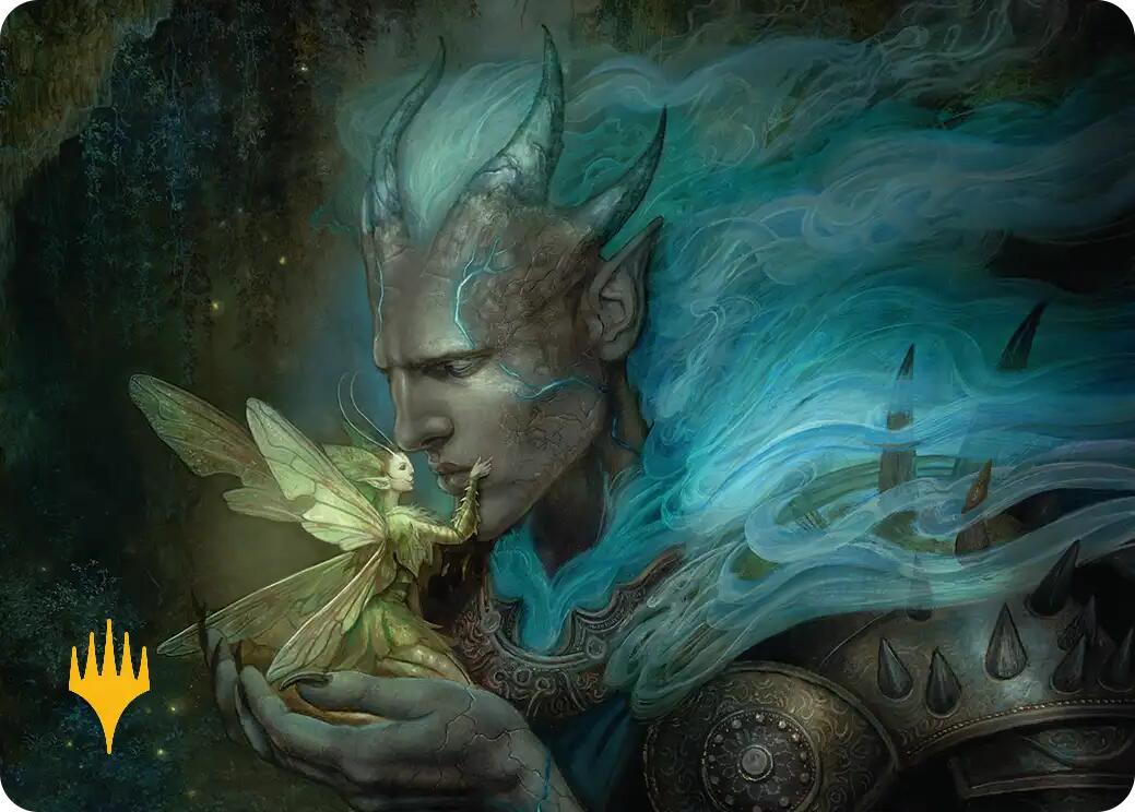 Run Away Together Art Card (Gold-Stamped Planeswalker Symbol) [Lorwyn Eclipsed Art Series] | Game Master's Emporium (The New GME)