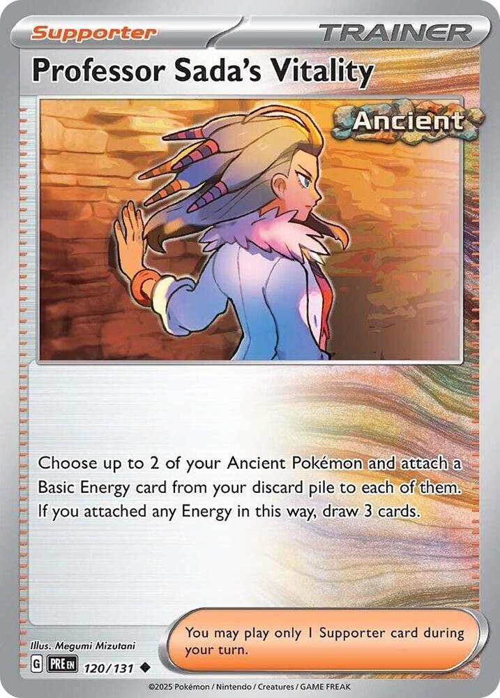 Professor Sada's Vitality (120/131) [Scarlet & Violet: Prismatic Evolutions] | Game Master's Emporium (The New GME)