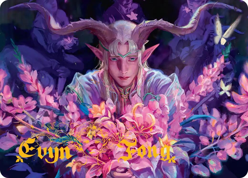 Dawnhand Eulogist Art Card (Gold-Stamped Signature) [Lorwyn Eclipsed Art Series] | Game Master's Emporium (The New GME)