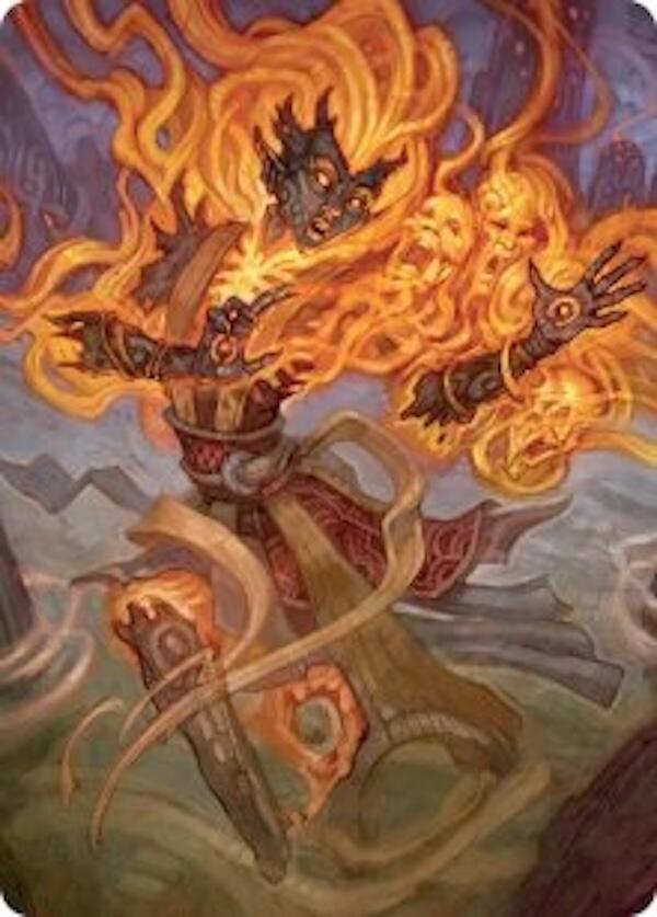 Ashling, Rekindled Art Card (33/54) [Lorwyn Eclipsed Art Series] | Game Master's Emporium (The New GME)