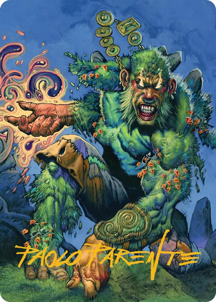 Aurora Awakener Art Card (17/54) (Gold-Stamped Signature) [Lorwyn Eclipsed Art Series] | Game Master's Emporium (The New GME)