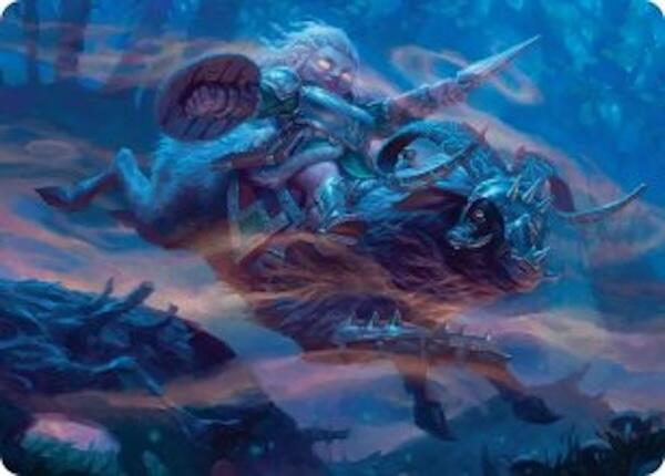 Bristlebane Outrider Art Card [Lorwyn Eclipsed Art Series] | Game Master's Emporium (The New GME)