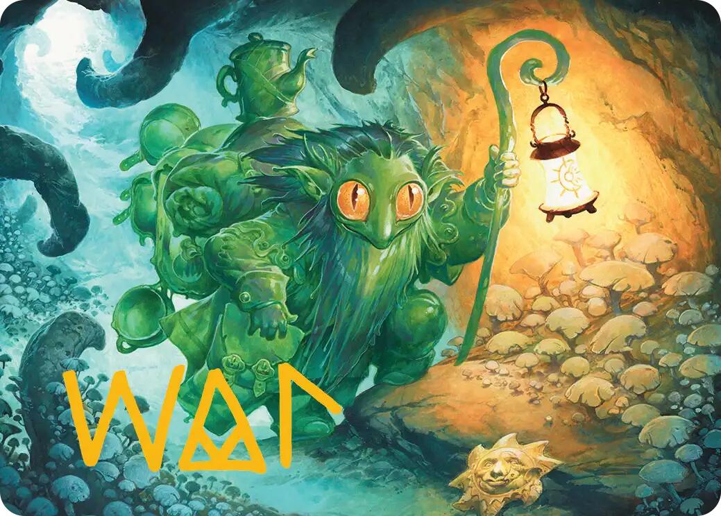Mutable Explorer Art Card (21/54) (Gold-Stamped Signature) [Lorwyn Eclipsed Art Series] | Game Master's Emporium (The New GME)