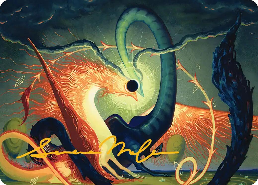 Celestial Reunion Art Card (42/54) (Gold-Stamped Signature) [Lorwyn Eclipsed Art Series] | Game Master's Emporium (The New GME)