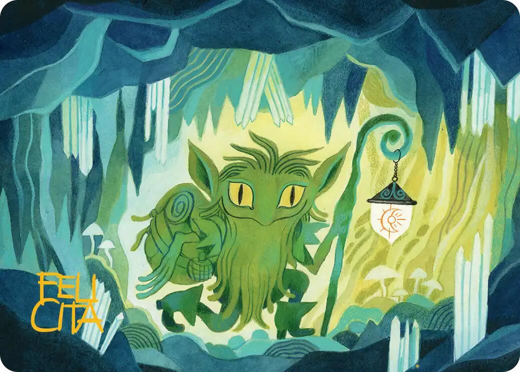 Mutable Explorer Art Card (43/54) (Gold-Stamped Signature) [Lorwyn Eclipsed Art Series] | Game Master's Emporium (The New GME)
