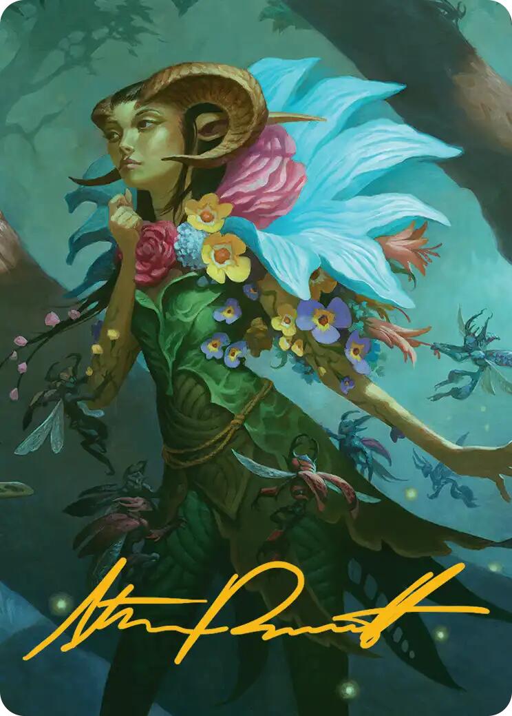 Maralen, Fae Ascendant Art Card (Gold-Stamped Signature) [Lorwyn Eclipsed Art Series] | Game Master's Emporium (The New GME)