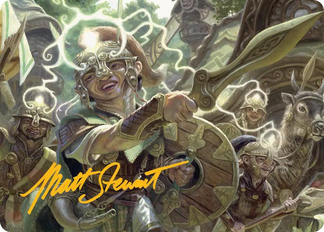 Thoughtweft Lieutenant Art Card (Gold-Stamped Signature) [Lorwyn Eclipsed Art Series] | Game Master's Emporium (The New GME)