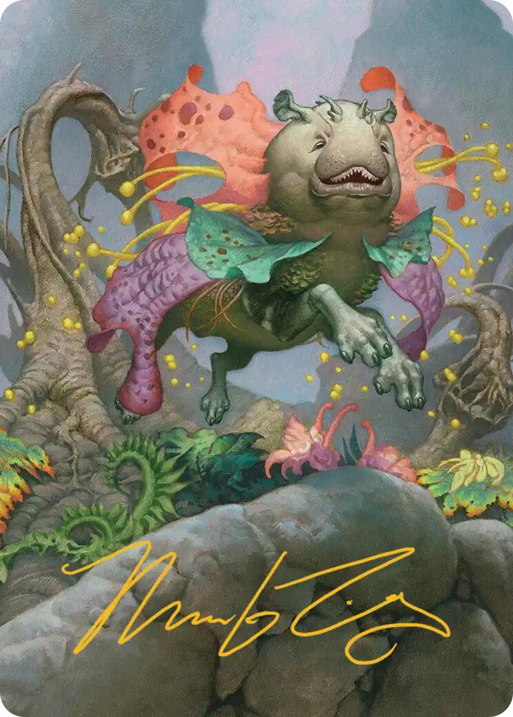 Vibrance Art Card (Gold-Stamped Signature) [Lorwyn Eclipsed Art Series] | Game Master's Emporium (The New GME)