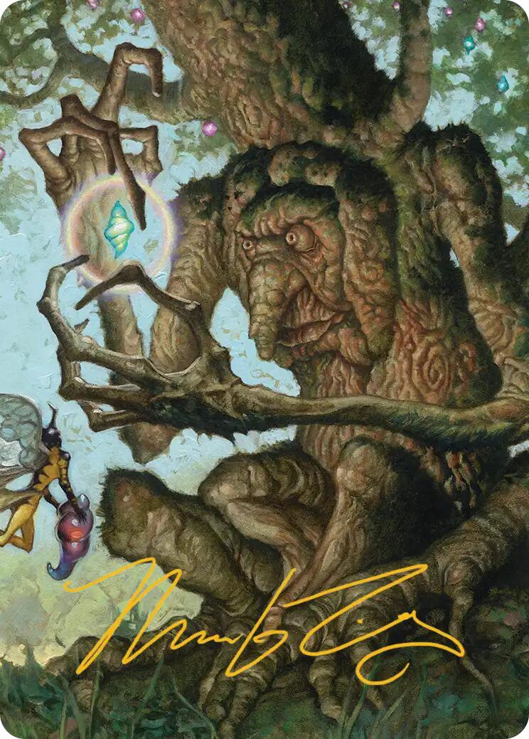 Faeburrow Elder Art Card (Gold-Stamped Signature) [Lorwyn Eclipsed Art Series] | Game Master's Emporium (The New GME)