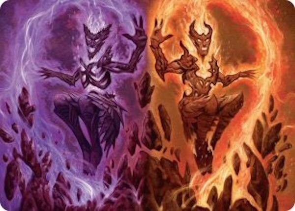Fire Covenant Art Card [Lorwyn Eclipsed Art Series] | Game Master's Emporium (The New GME)