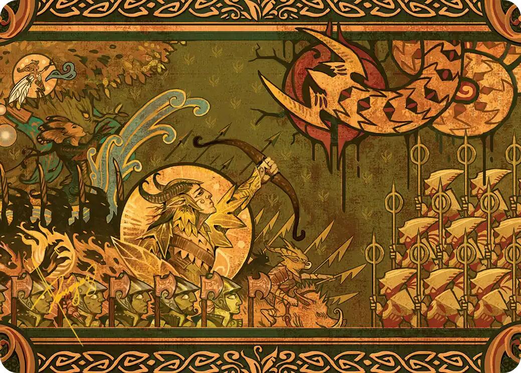 Chronicle of Victory Art Card (Gold-Stamped Signature) [Lorwyn Eclipsed Art Series] | Game Master's Emporium (The New GME)