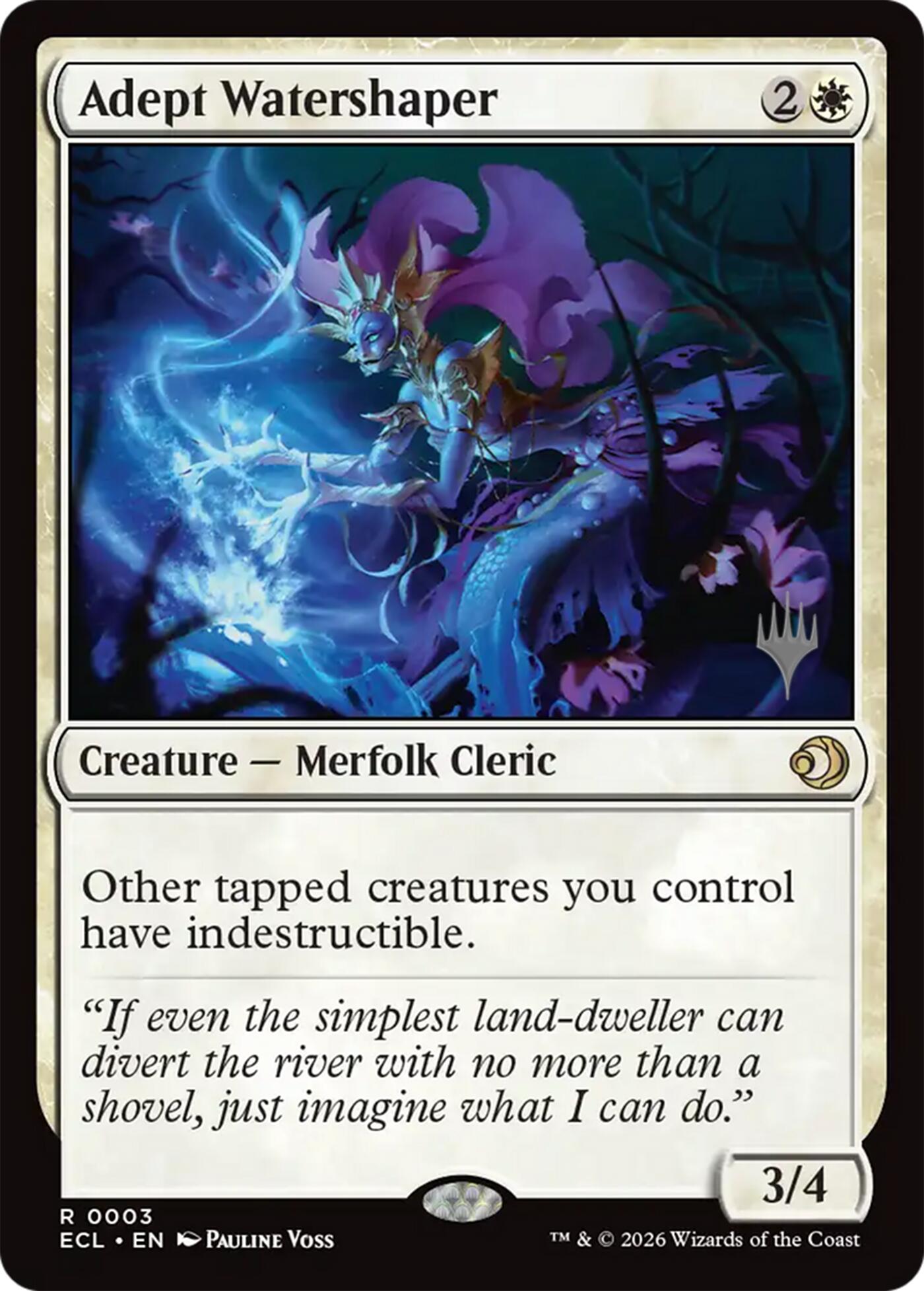 Adept Watershaper [Lorwyn Eclipsed Promos] | Game Master's Emporium (The New GME)