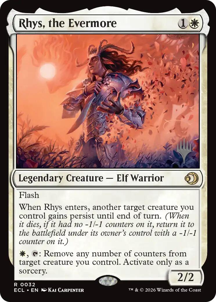 Rhys, the Evermore [Lorwyn Eclipsed Promos] | Game Master's Emporium (The New GME)