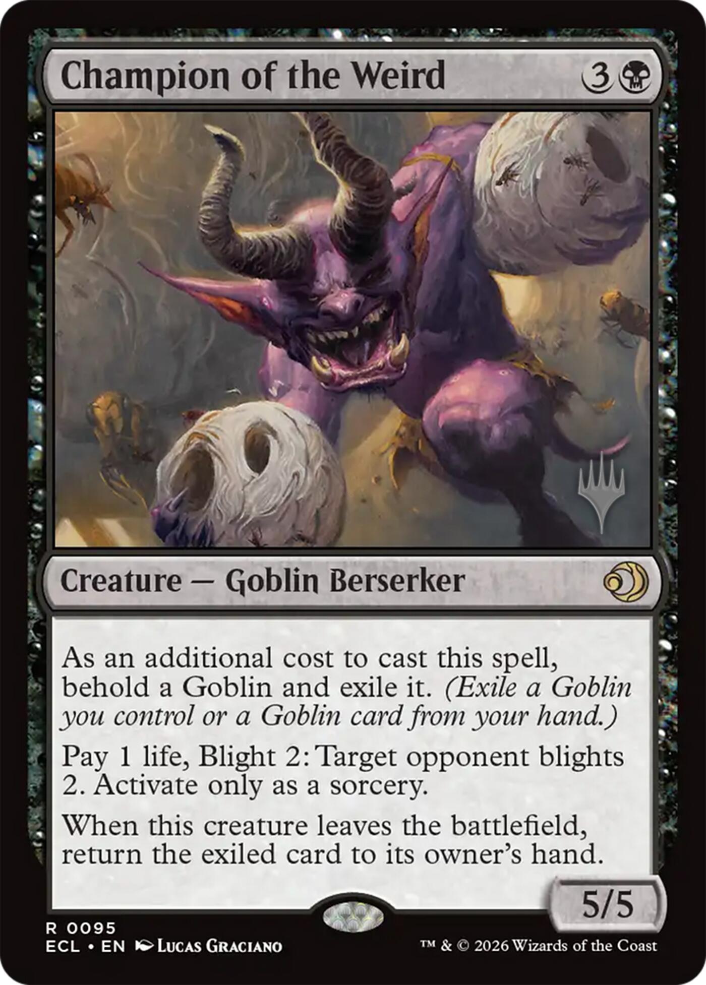 Champion of the Weird [Lorwyn Eclipsed Promos] | Game Master's Emporium (The New GME)