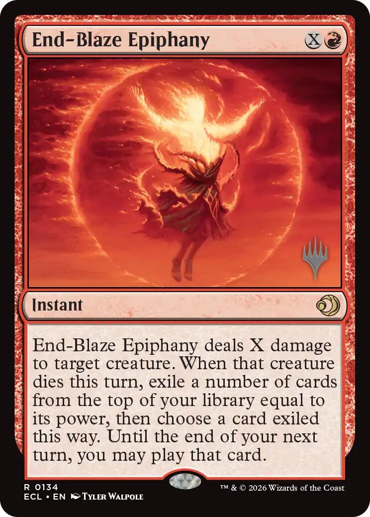 End-Blaze Epiphany [Lorwyn Eclipsed Promos] | Game Master's Emporium (The New GME)