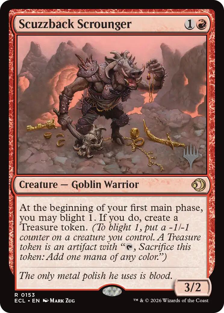 Scuzzback Scrounger [Lorwyn Eclipsed Promos] | Game Master's Emporium (The New GME)
