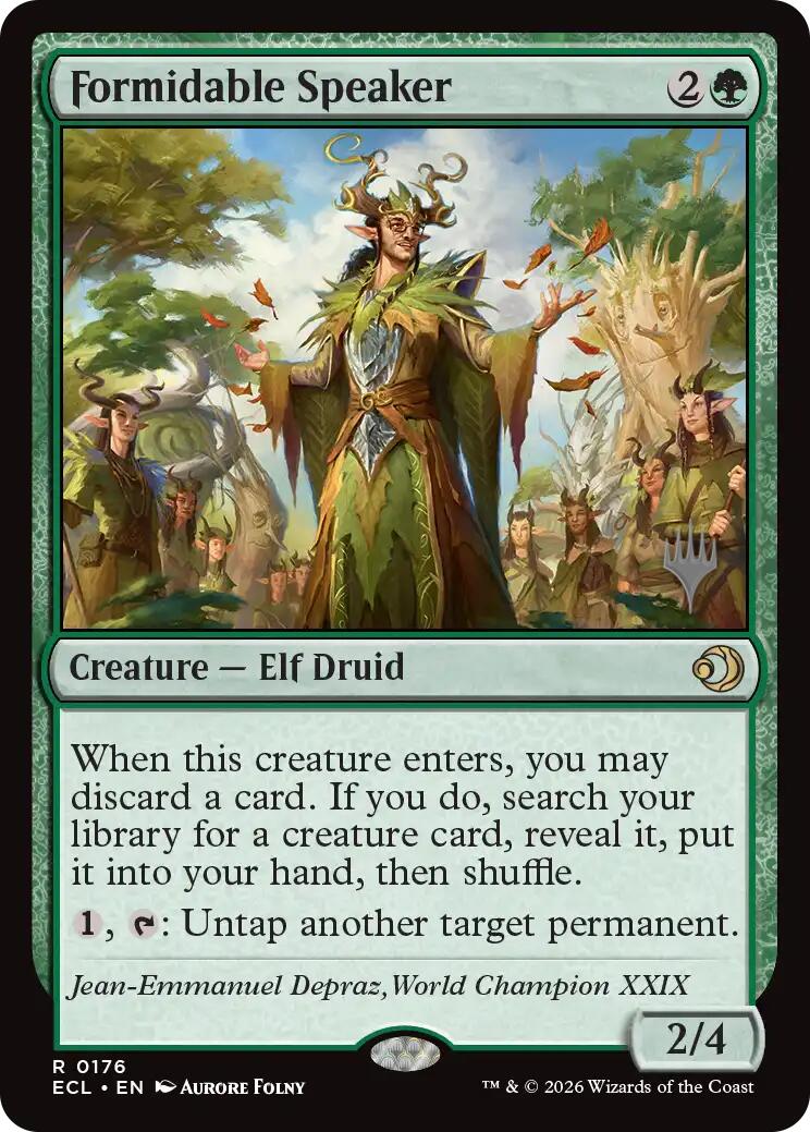 Formidable Speaker [Lorwyn Eclipsed Promos] | Game Master's Emporium (The New GME)