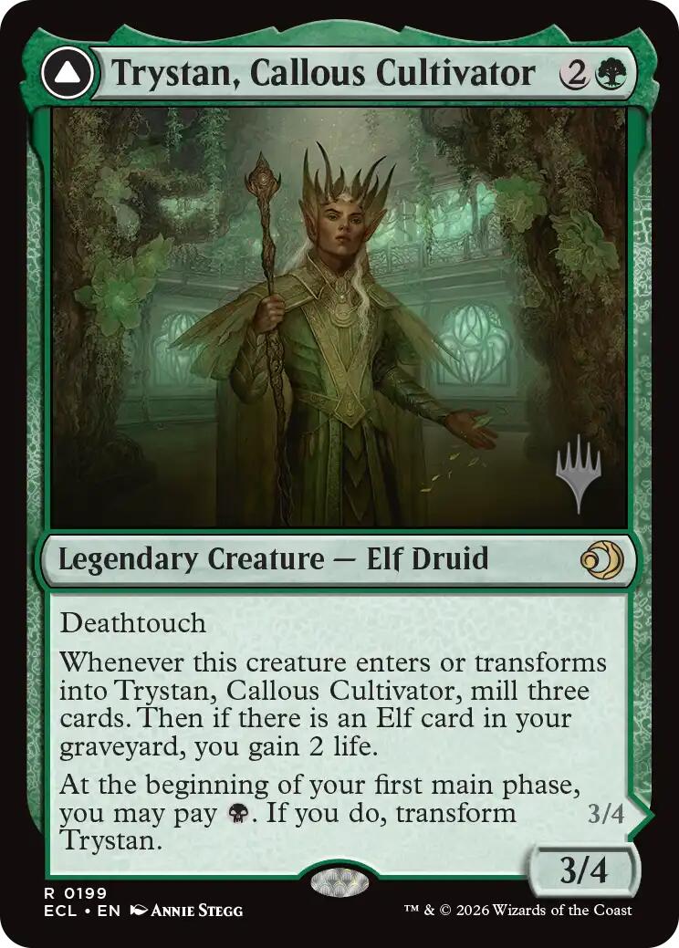 Trystan, Callous Cultivator [Lorwyn Eclipsed Promos] | Game Master's Emporium (The New GME)