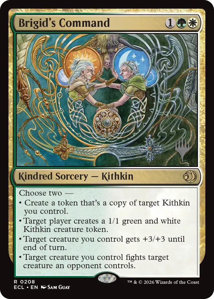 Brigid's Command [Lorwyn Eclipsed Promos] | Game Master's Emporium (The New GME)
