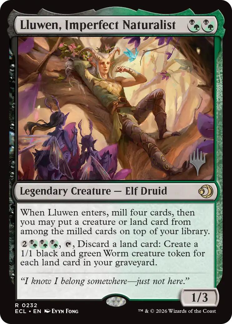 Lluwen, Imperfect Naturalist [Lorwyn Eclipsed Promos] | Game Master's Emporium (The New GME)