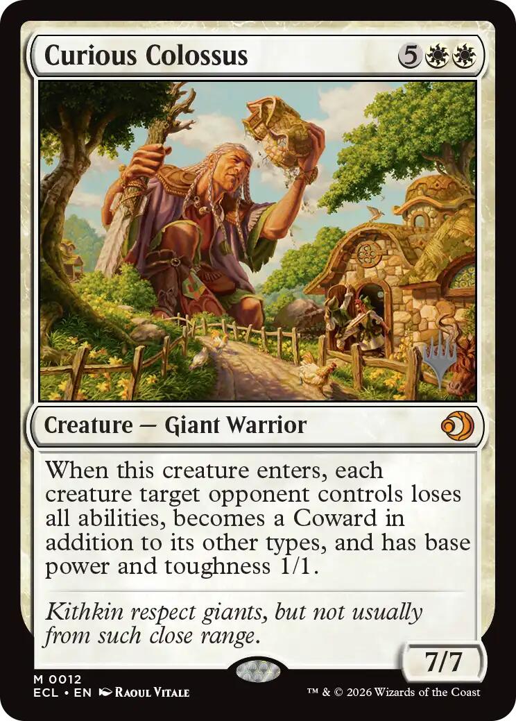 Curious Colossus [Lorwyn Eclipsed Promos] | Game Master's Emporium (The New GME)