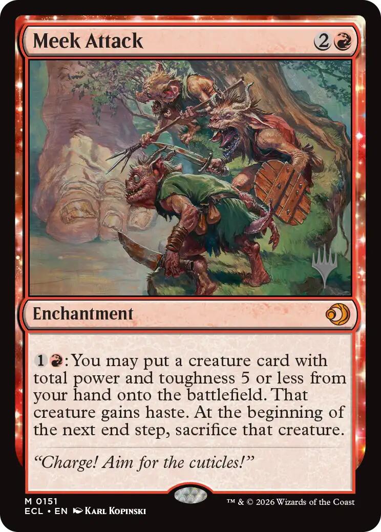 Meek Attack [Lorwyn Eclipsed Promos] | Game Master's Emporium (The New GME)