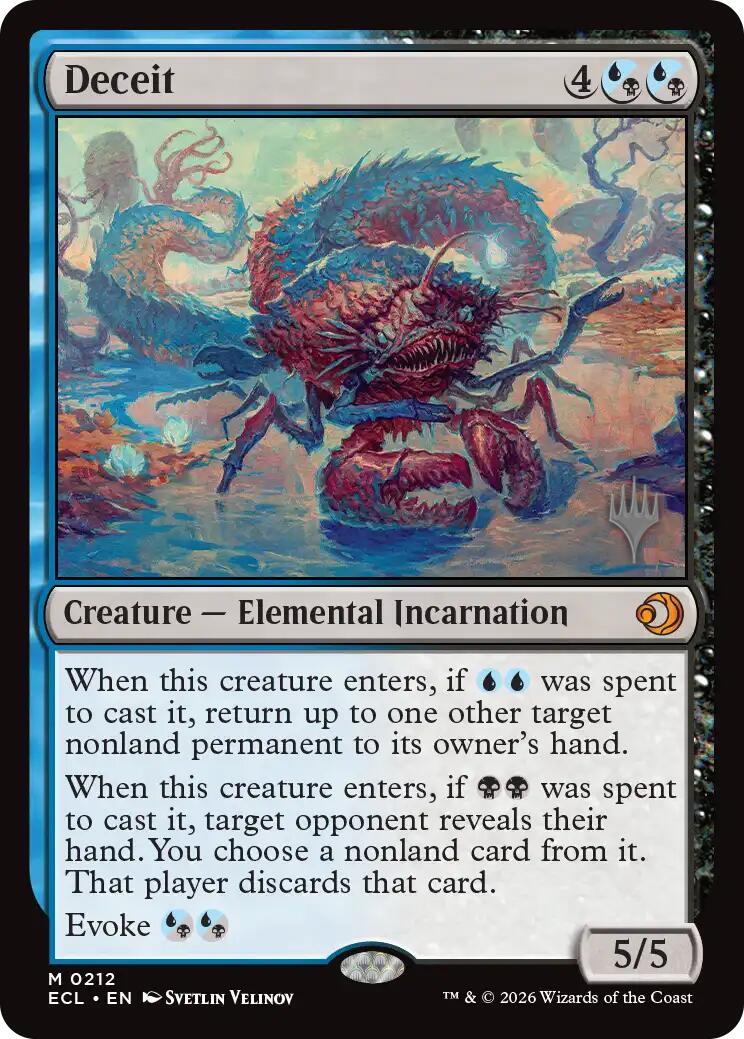 Deceit [Lorwyn Eclipsed Promos] | Game Master's Emporium (The New GME)