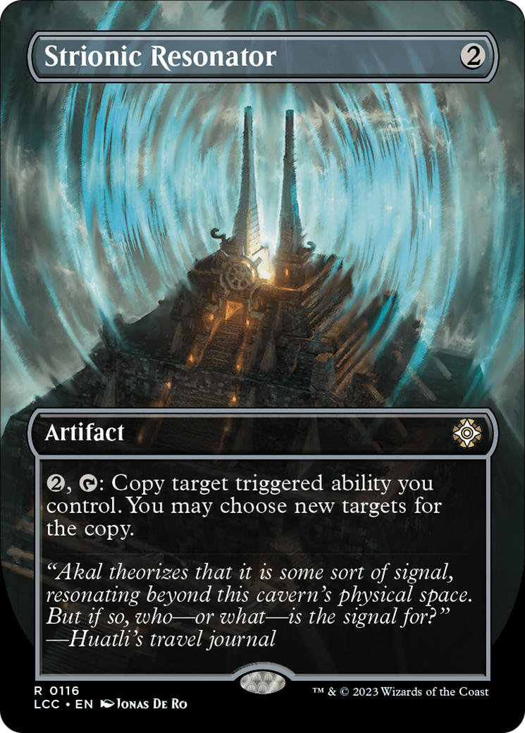 Strionic Resonator (Borderless) [The Lost Caverns of Ixalan Commander] | Game Master's Emporium (The New GME)