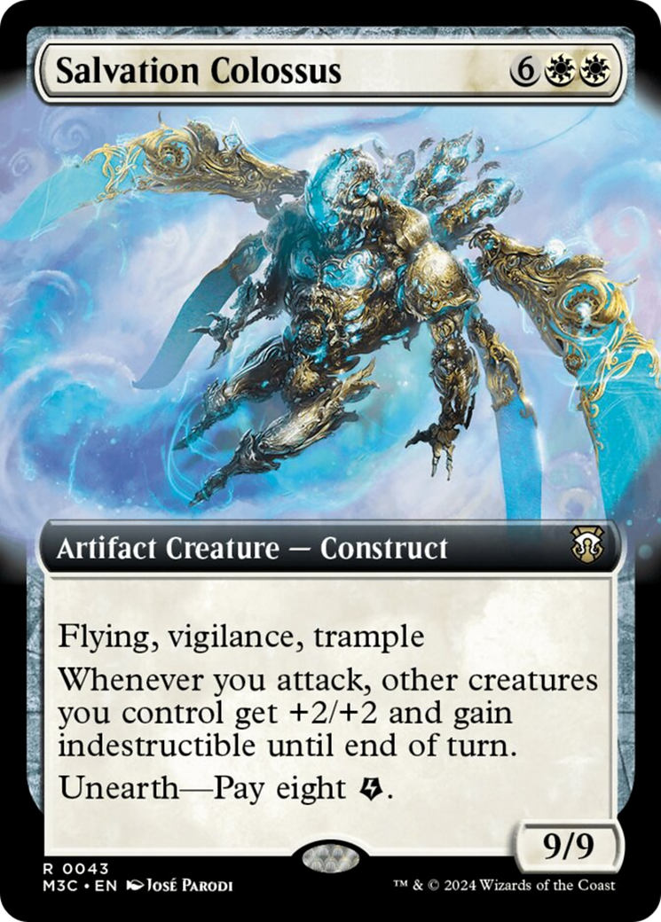 Salvation Colossus (Extended Art) (Ripple Foil) [Modern Horizons 3 Commander] | Game Master's Emporium (The New GME)