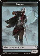 Zombie // Elf Warrior Double-Sided Token [Lorwyn Eclipsed Tokens] | Game Master's Emporium (The New GME)