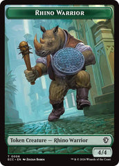 Rhino Warrior // Elemental (0010) Double-Sided Token [Lorwyn Eclipsed Tokens] | Game Master's Emporium (The New GME)