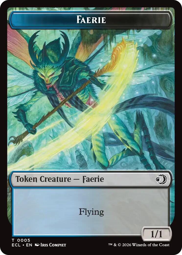 Faerie // Goblin Double-Sided Token [Lorwyn Eclipsed Tokens] | Game Master's Emporium (The New GME)