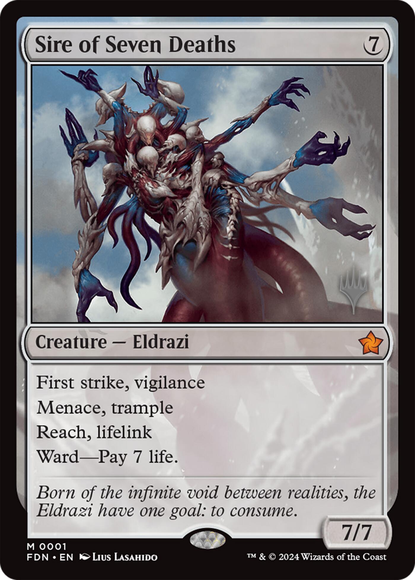 Sire of Seven Deaths [Lorwyn Eclipsed Promos] | Game Master's Emporium (The New GME)