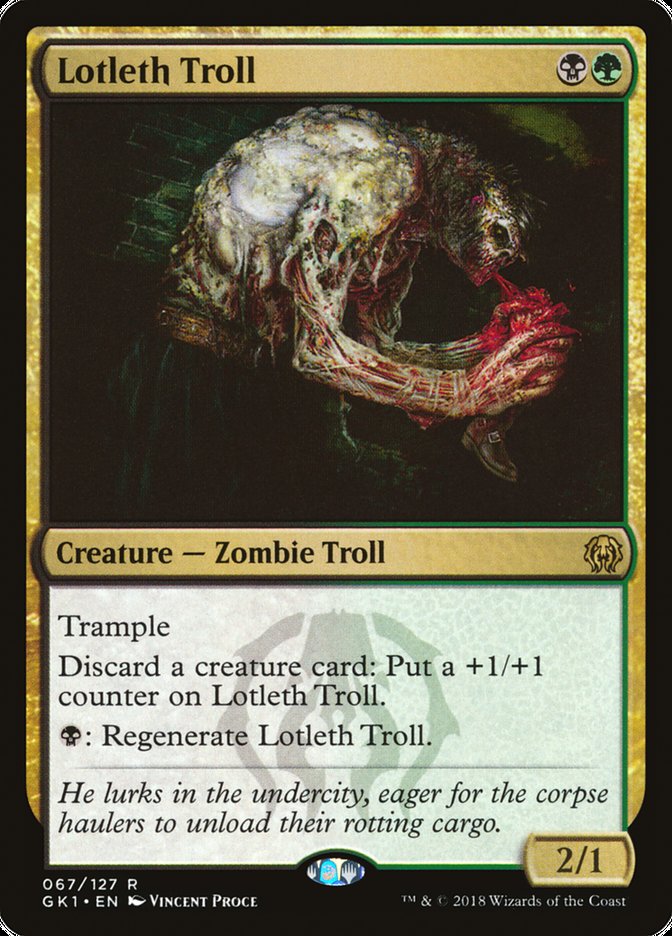 Lotleth Troll [Guilds of Ravnica Guild Kit] | Game Master's Emporium (The New GME)