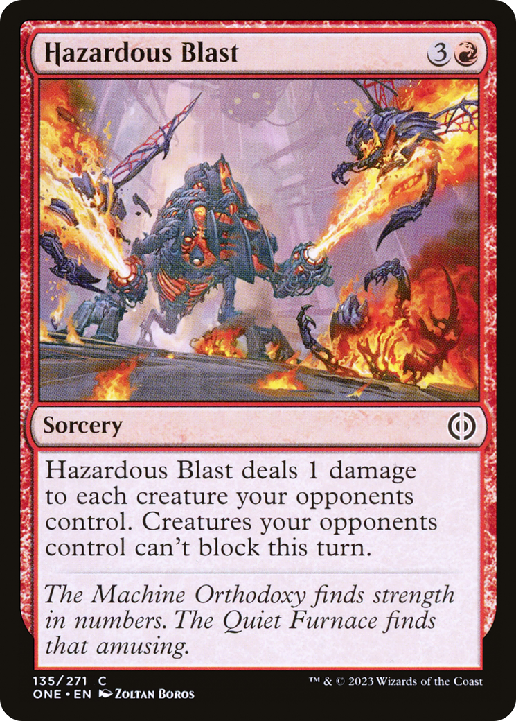 Hazardous Blast [Phyrexia: All Will Be One] | Game Master's Emporium (The New GME)