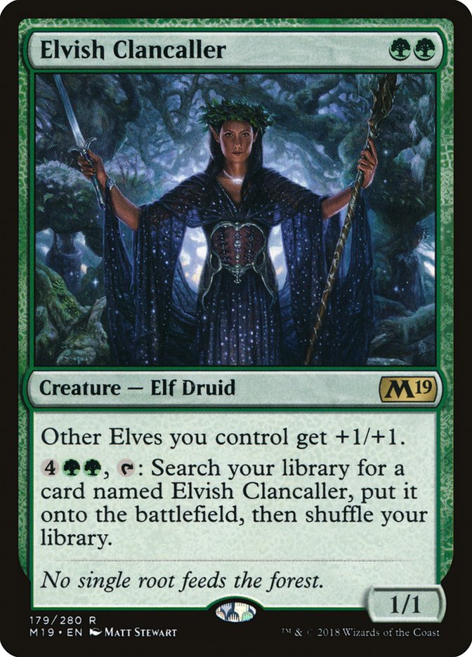 Elvish Clancaller [Core Set 2019] | Game Master's Emporium (The New GME)