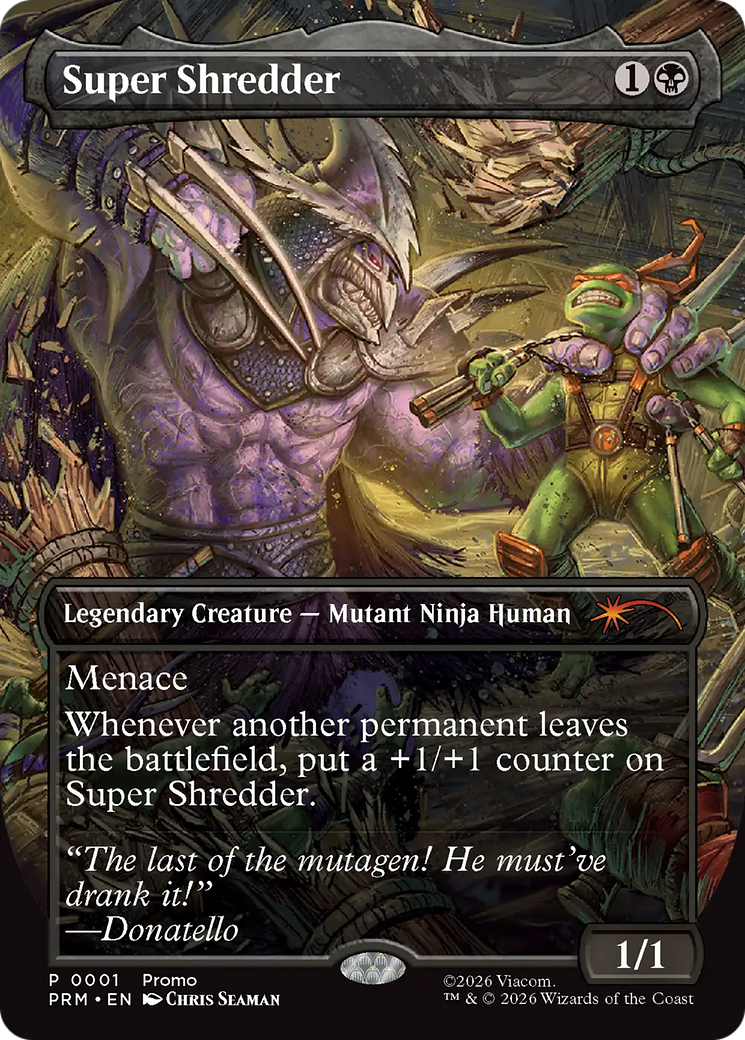 Super Shredder (Borderless) [Spotlight Series] | Game Master's Emporium (The New GME)