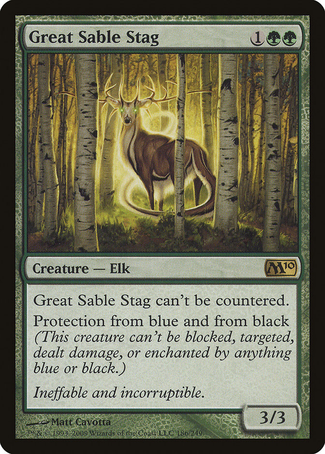 Great Sable Stag [Magic 2010] | Game Master's Emporium (The New GME)