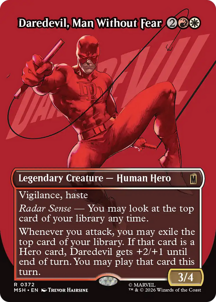 Daredevil, Man Without Fear (Borderless) (0372) [Marvel Super Heroes] | Game Master's Emporium (The New GME)