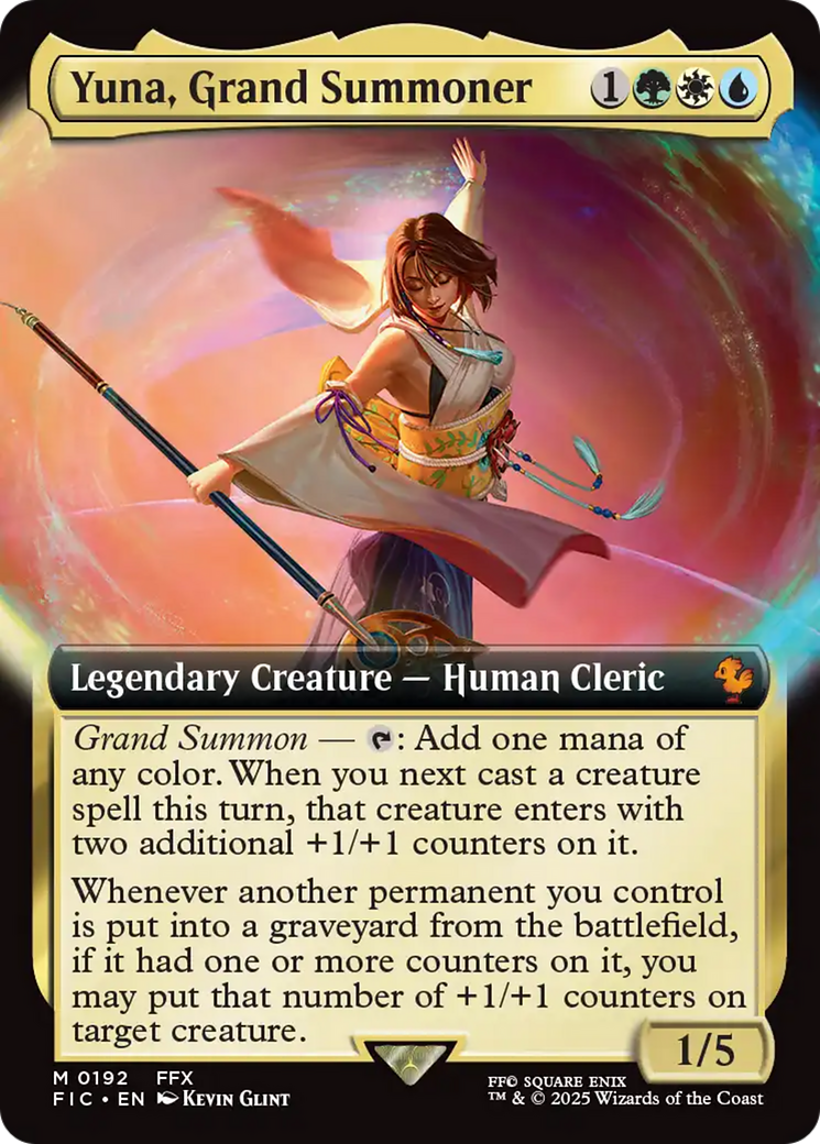 Yuna, Grand Summoner (Extended Art) [FINAL FANTASY Commander] | Game Master's Emporium (The New GME)