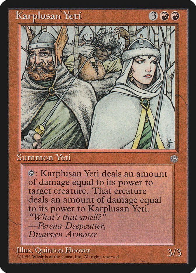 Karplusan Yeti [Ice Age] | Game Master's Emporium (The New GME)