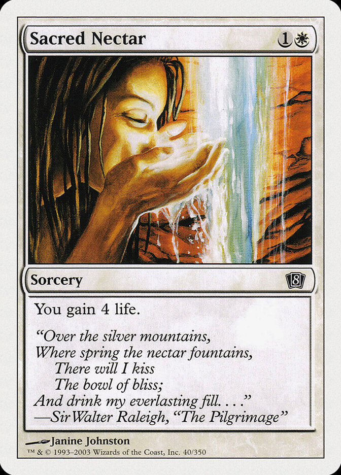 Sacred Nectar [Eighth Edition] | Game Master's Emporium (The New GME)