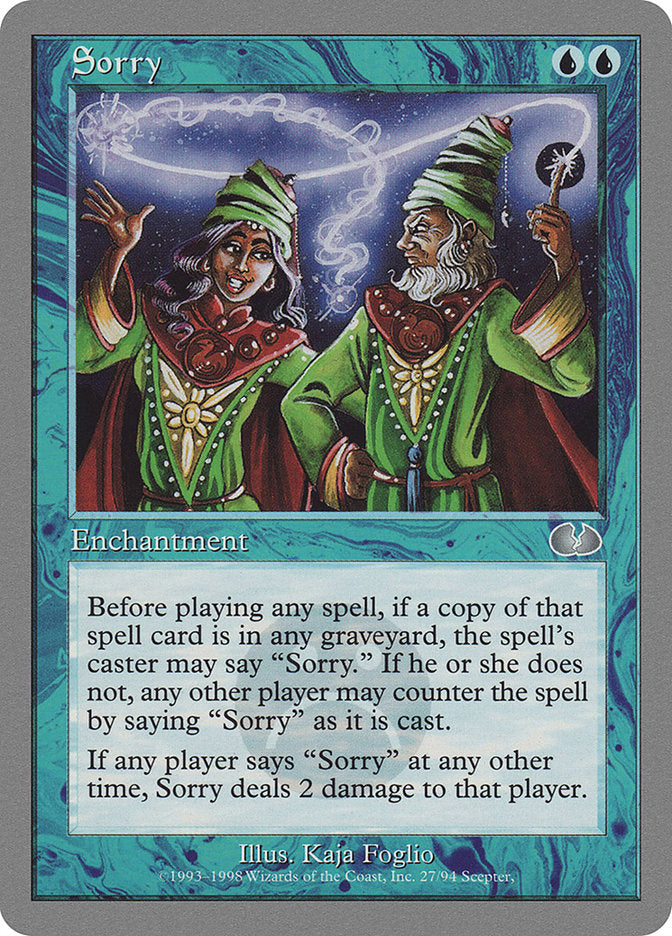 Sorry [Unglued] | Game Master's Emporium (The New GME)