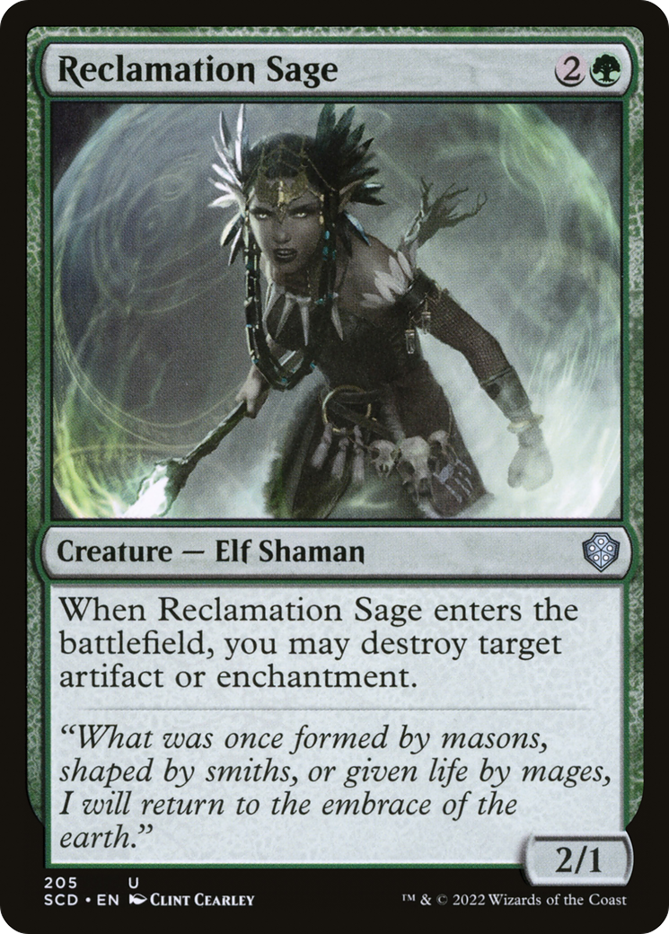 Reclamation Sage [Starter Commander Decks] | Game Master's Emporium (The New GME)