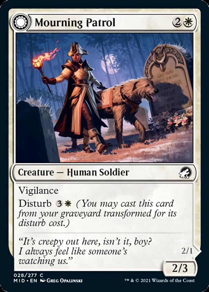 Mourning Patrol // Morning Apparition [Innistrad: Midnight Hunt] | Game Master's Emporium (The New GME)