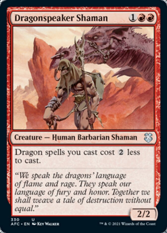 Dragonspeaker Shaman [Dungeons & Dragons: Adventures in the Forgotten Realms Commander] | Game Master's Emporium (The New GME)