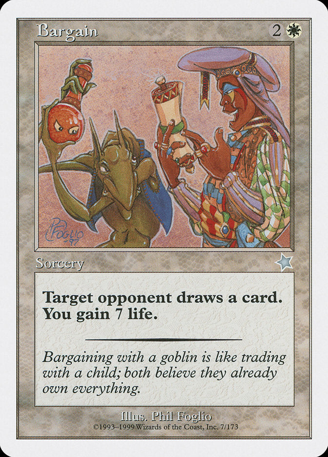 Bargain [Starter 1999] | Game Master's Emporium (The New GME)