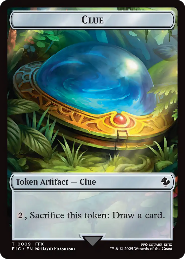 Clue // Treasure Double-Sided Token [FINAL FANTASY Commander Tokens] | Game Master's Emporium (The New GME)