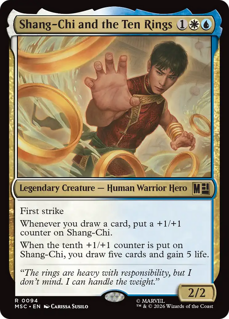 Shang-Chi and the Ten Rings (Surge Foil) [Marvel Super Heroes Commander] | Game Master's Emporium (The New GME)